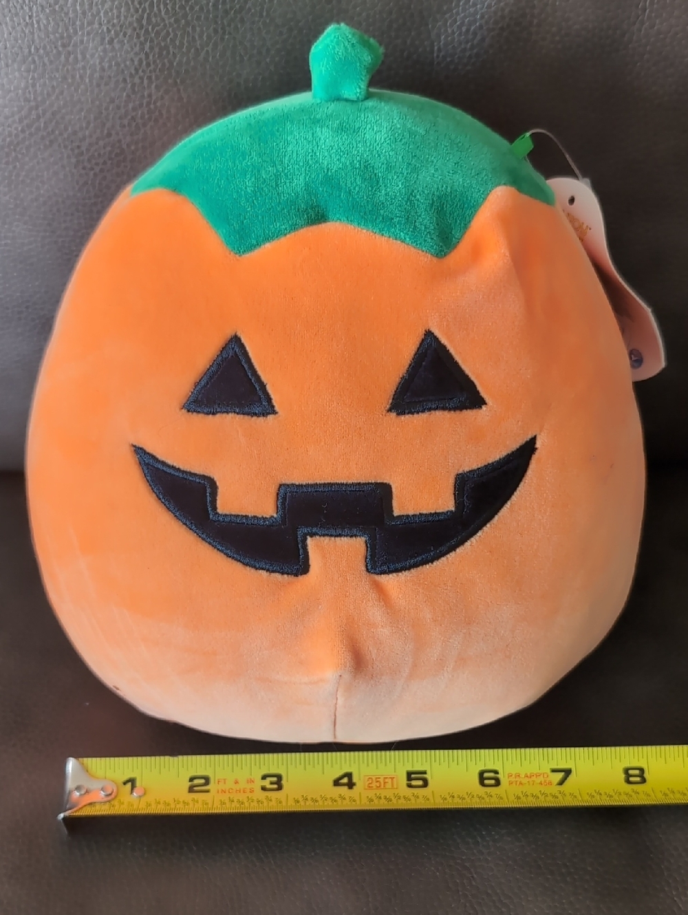 Squishmallow Orange Pumpkin Plush
